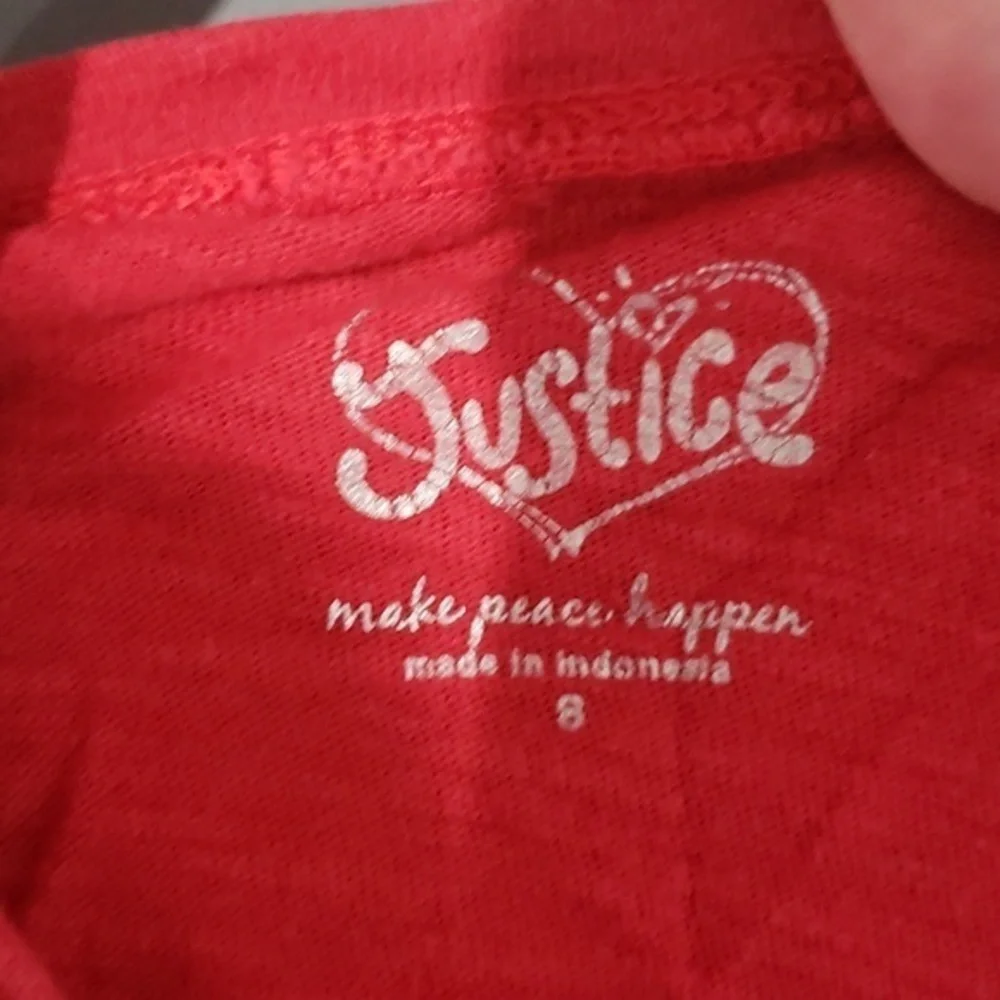 Justice tank top Size 8‎